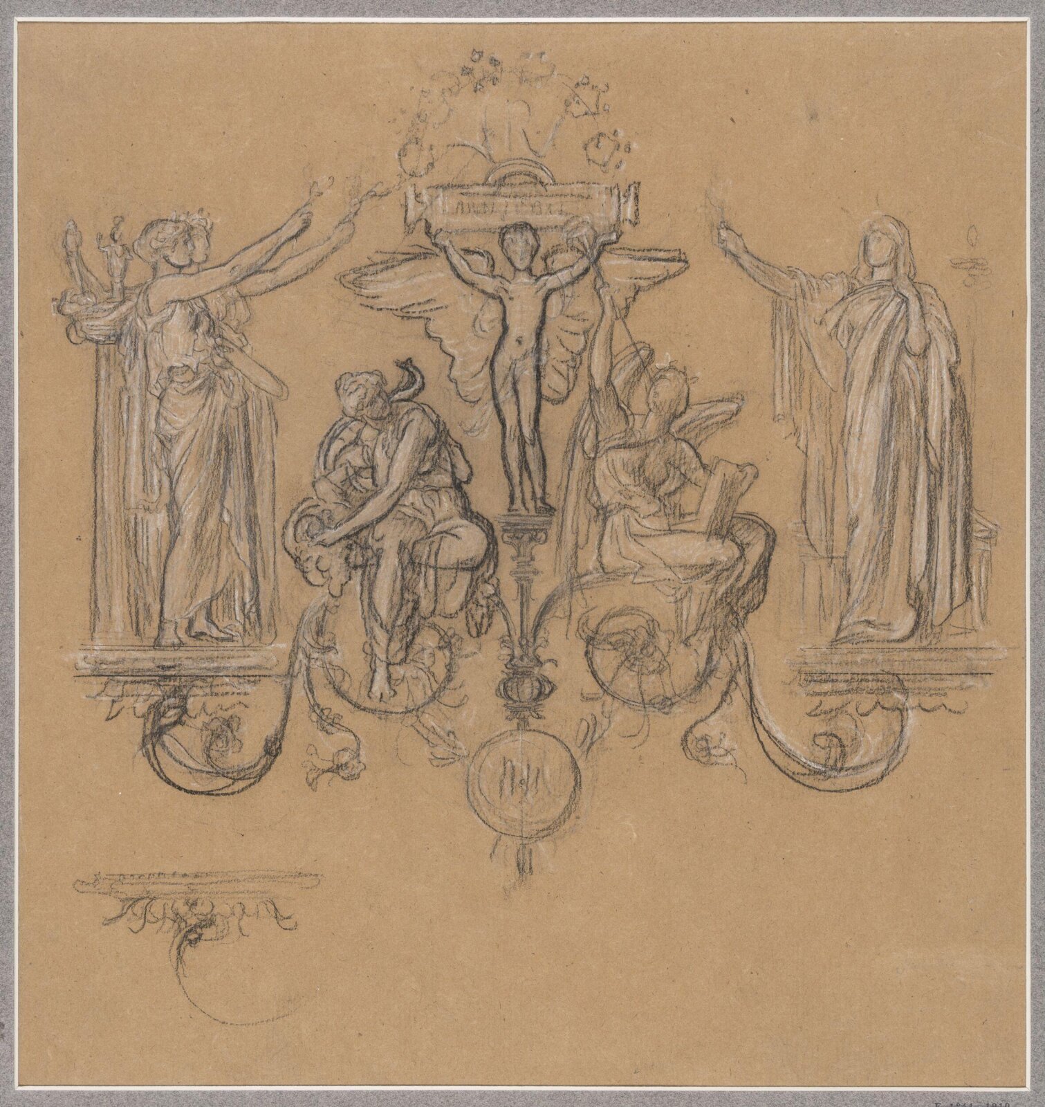 Drawing, Frederic Lord Leighton, c.1887
