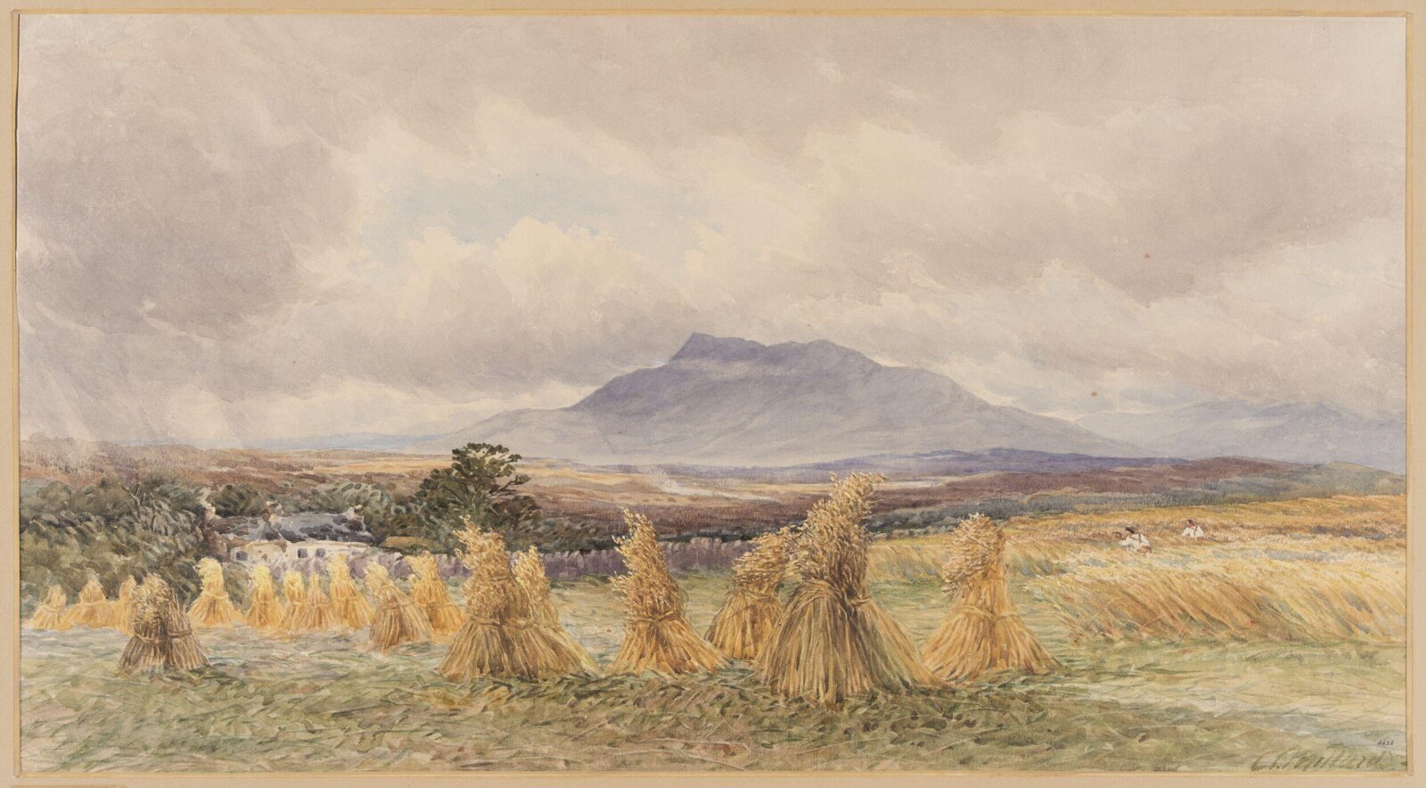 Moel Siabod, from Capel Garmon, Charles Stuart Millard, c. 1857-1866