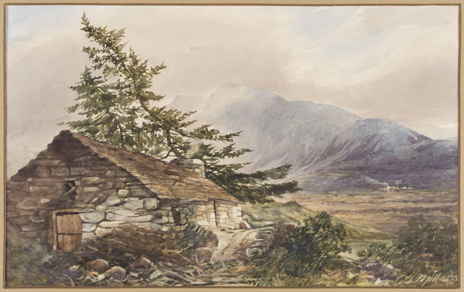 Cottage near Capel Curig, Charles Stuart Millard, c. 1857-1866