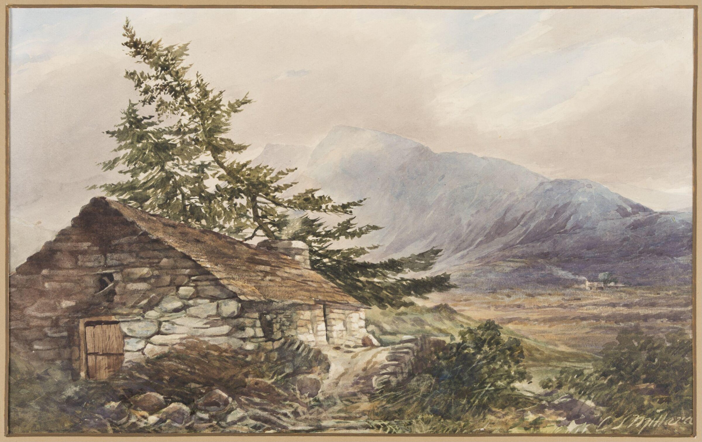 Cottage near Capel Curig, Charles Stuart Millard, c. 1857-1866