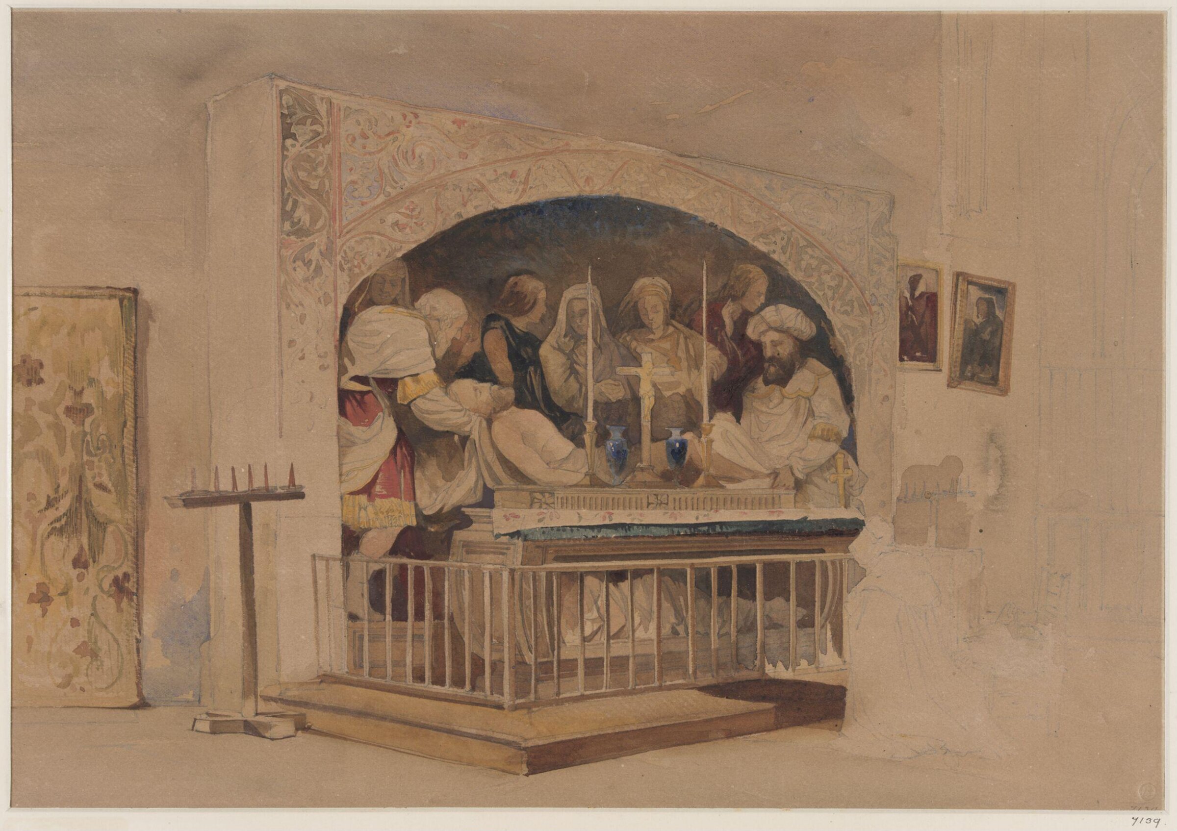 Chapel of the Entombment, William James Müller, early 19th century