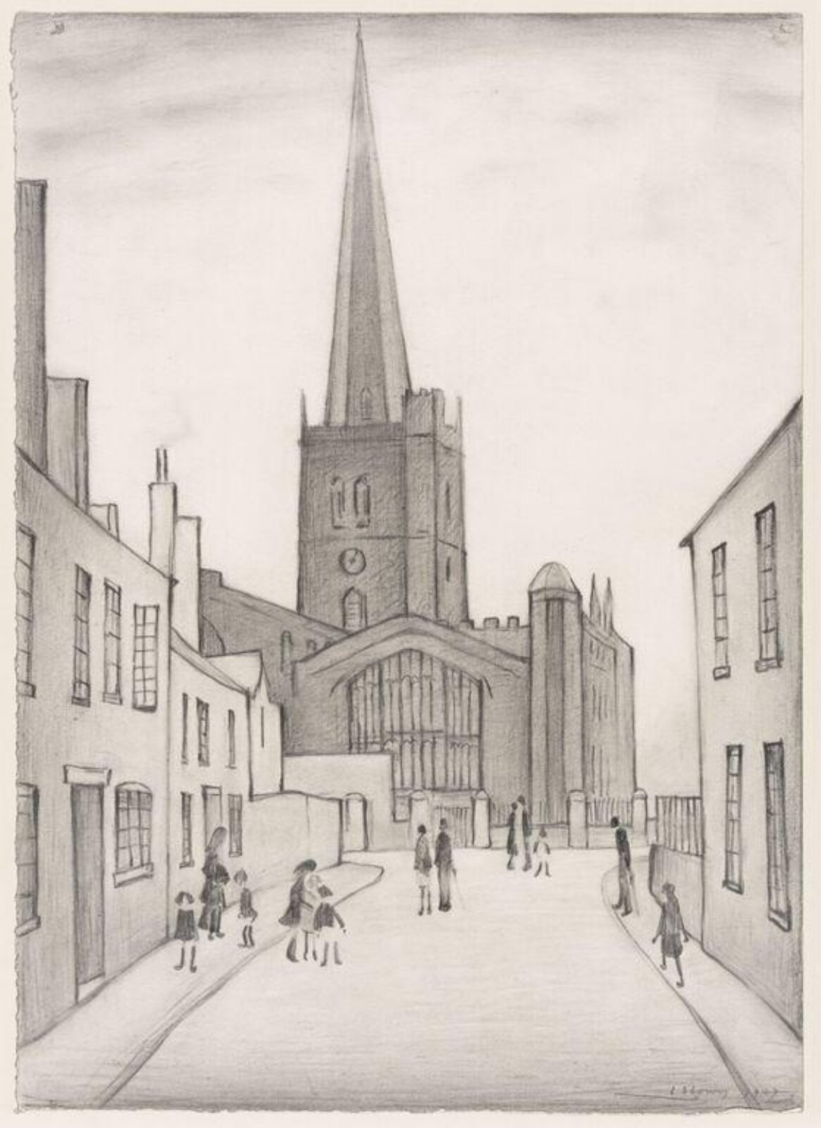 Drawing, Lowry, 1929