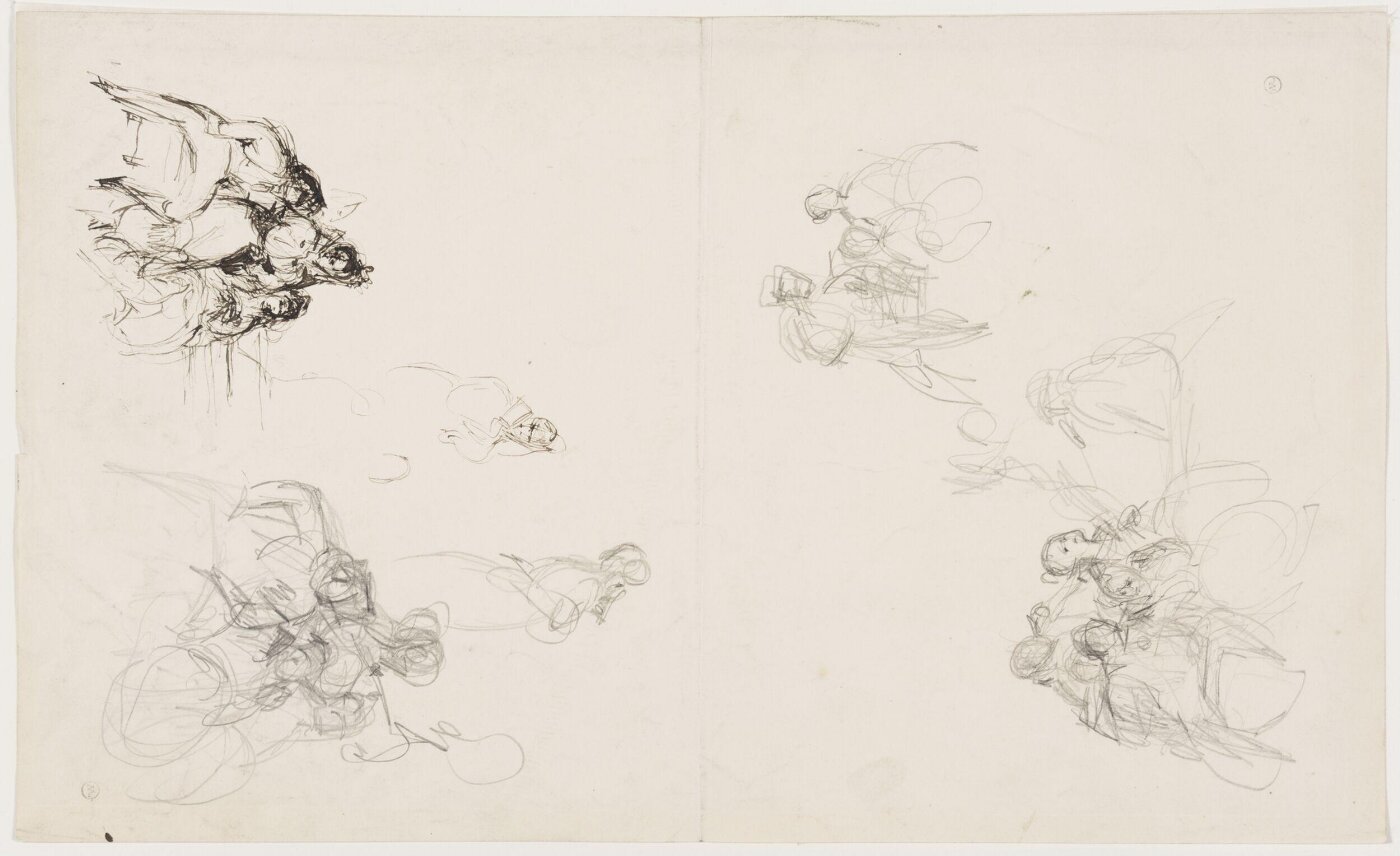 John Frederick Lewis, Rough sketches of a group of seated Spanish women