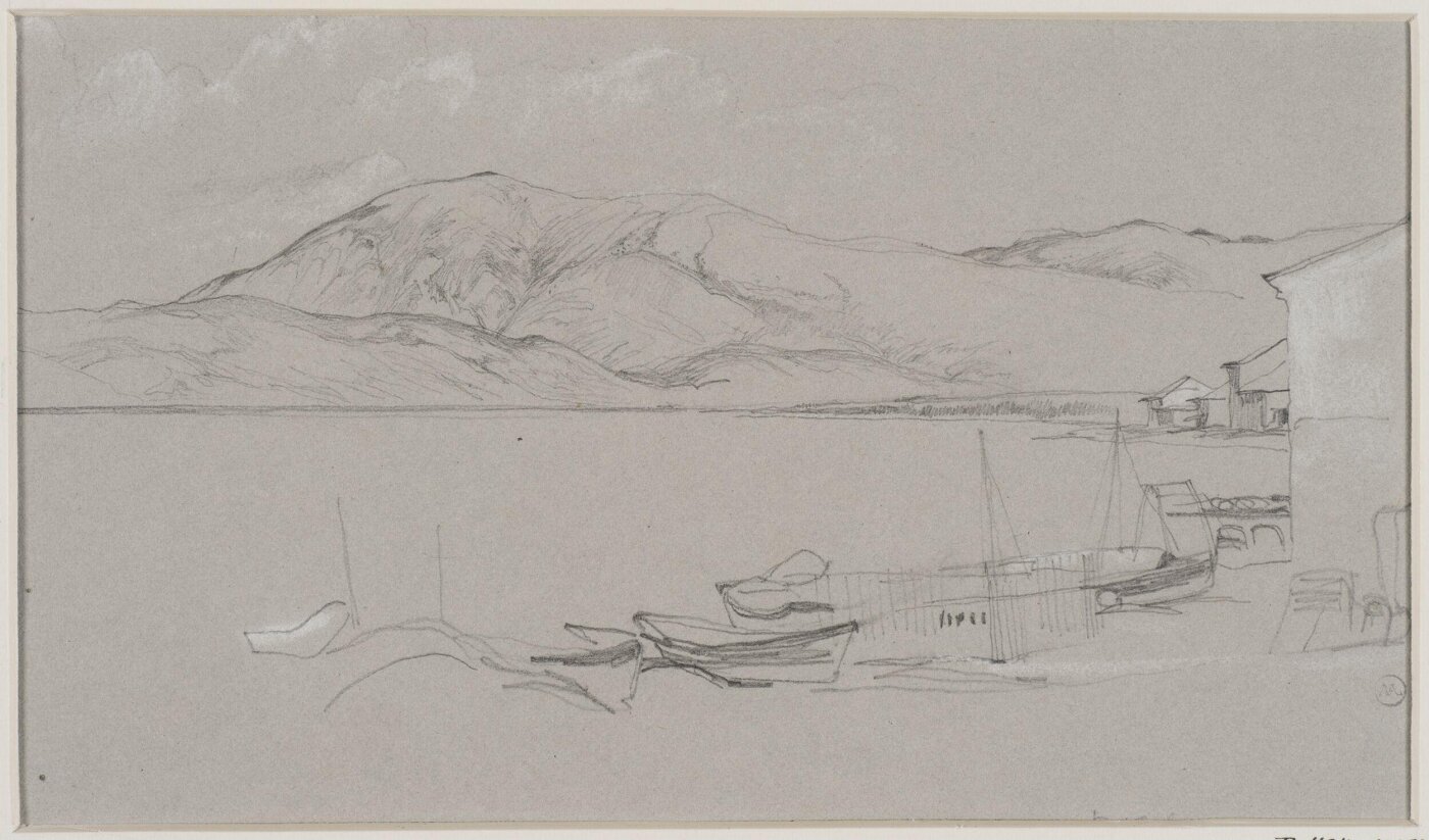 John Frederick Lewis, Sketches of Patras and Zante harbours