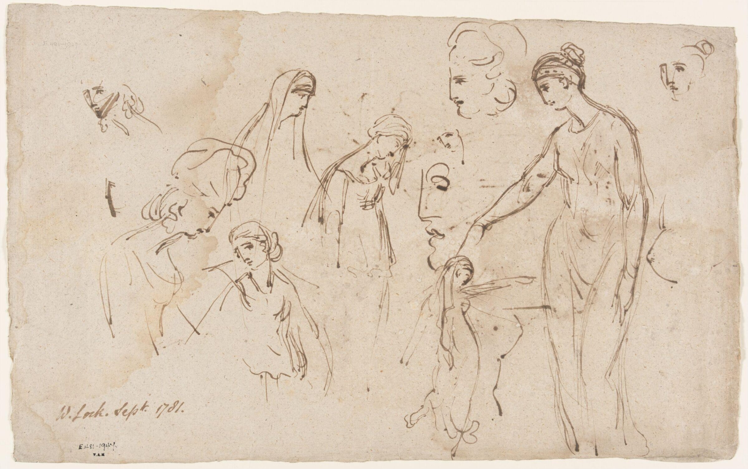 Drawing, William Locke, September 1781