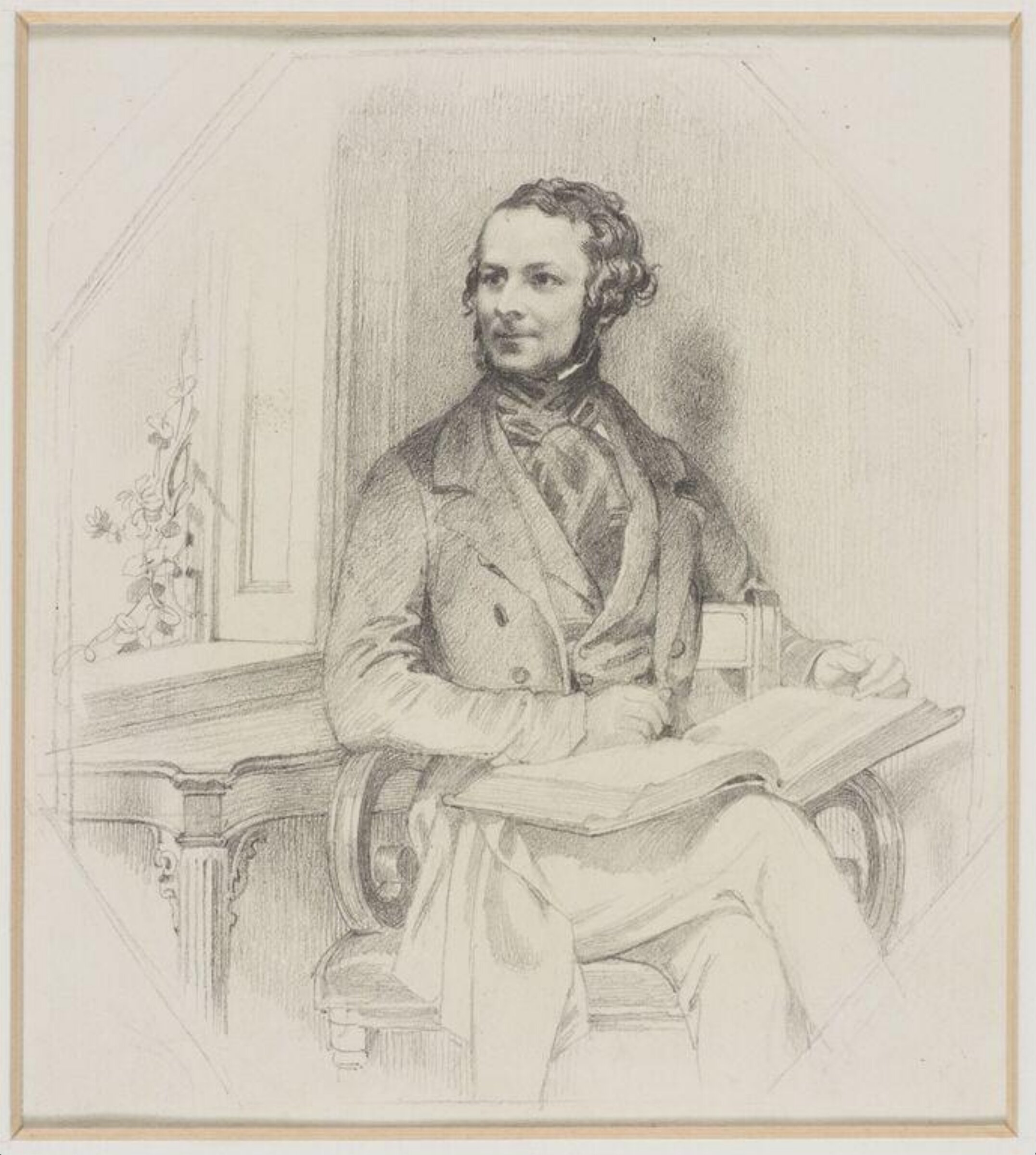 Portrait of Laman Blanchard, Daniel Maclise, ca. 1830-45