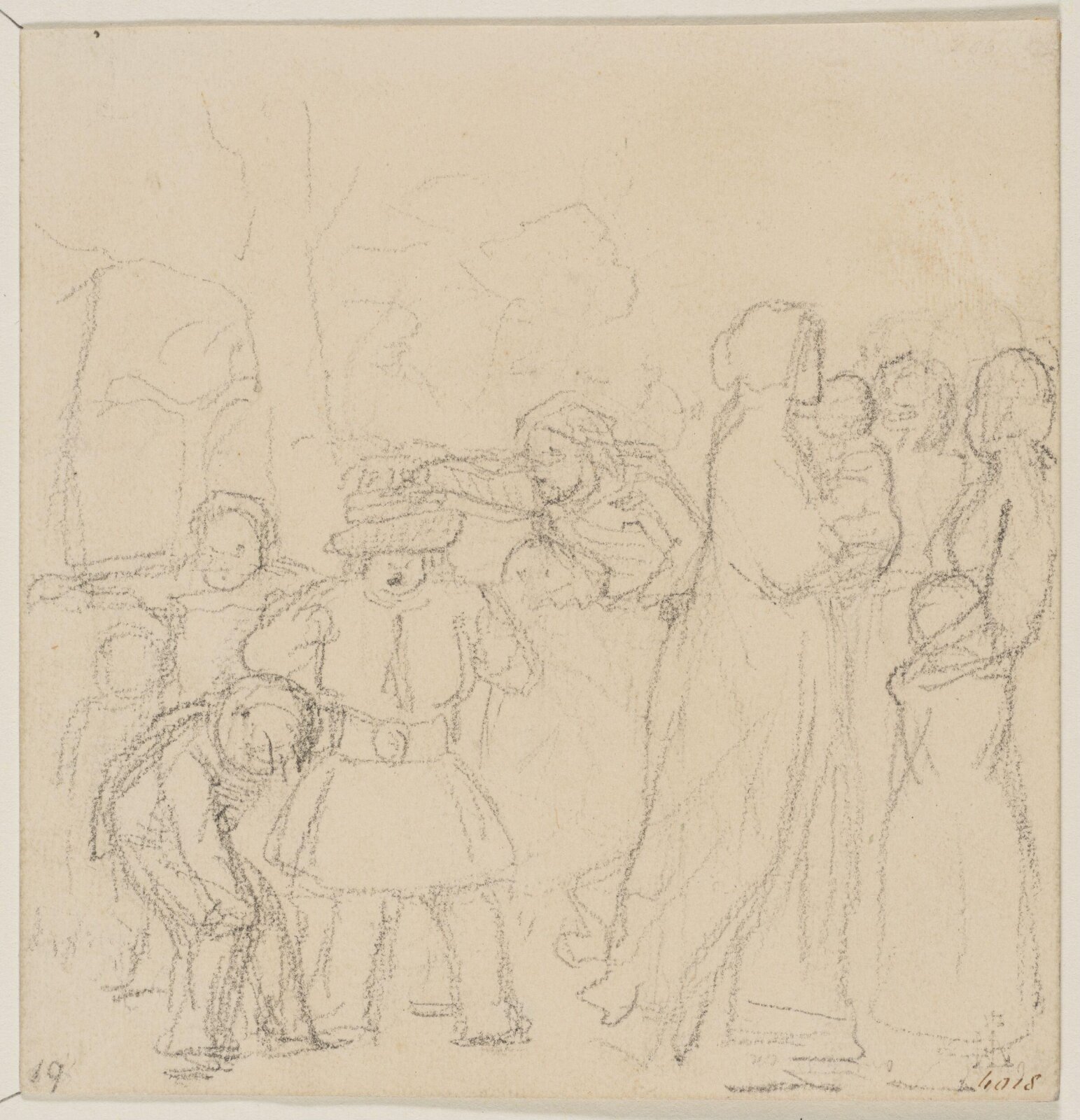 Drawing, William Mulready, early 19th century