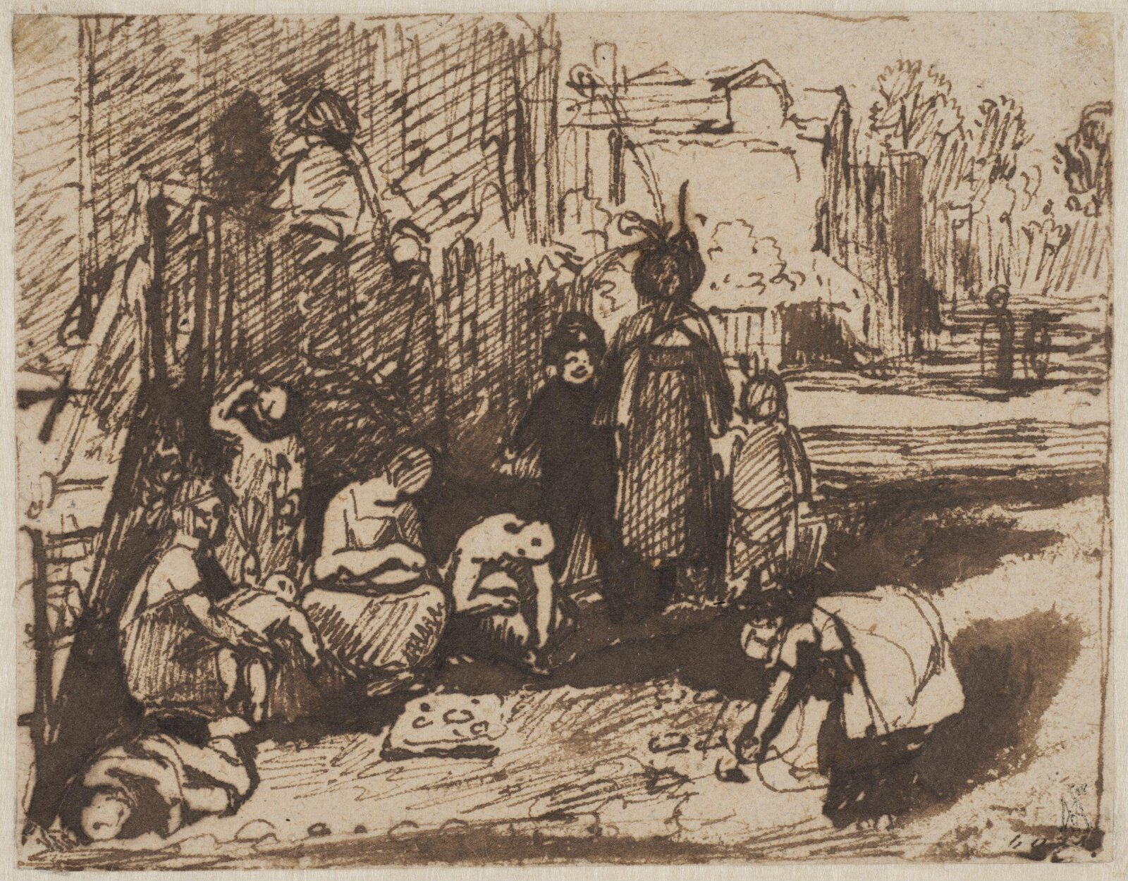 Drawing, William Mulready, early 19th century