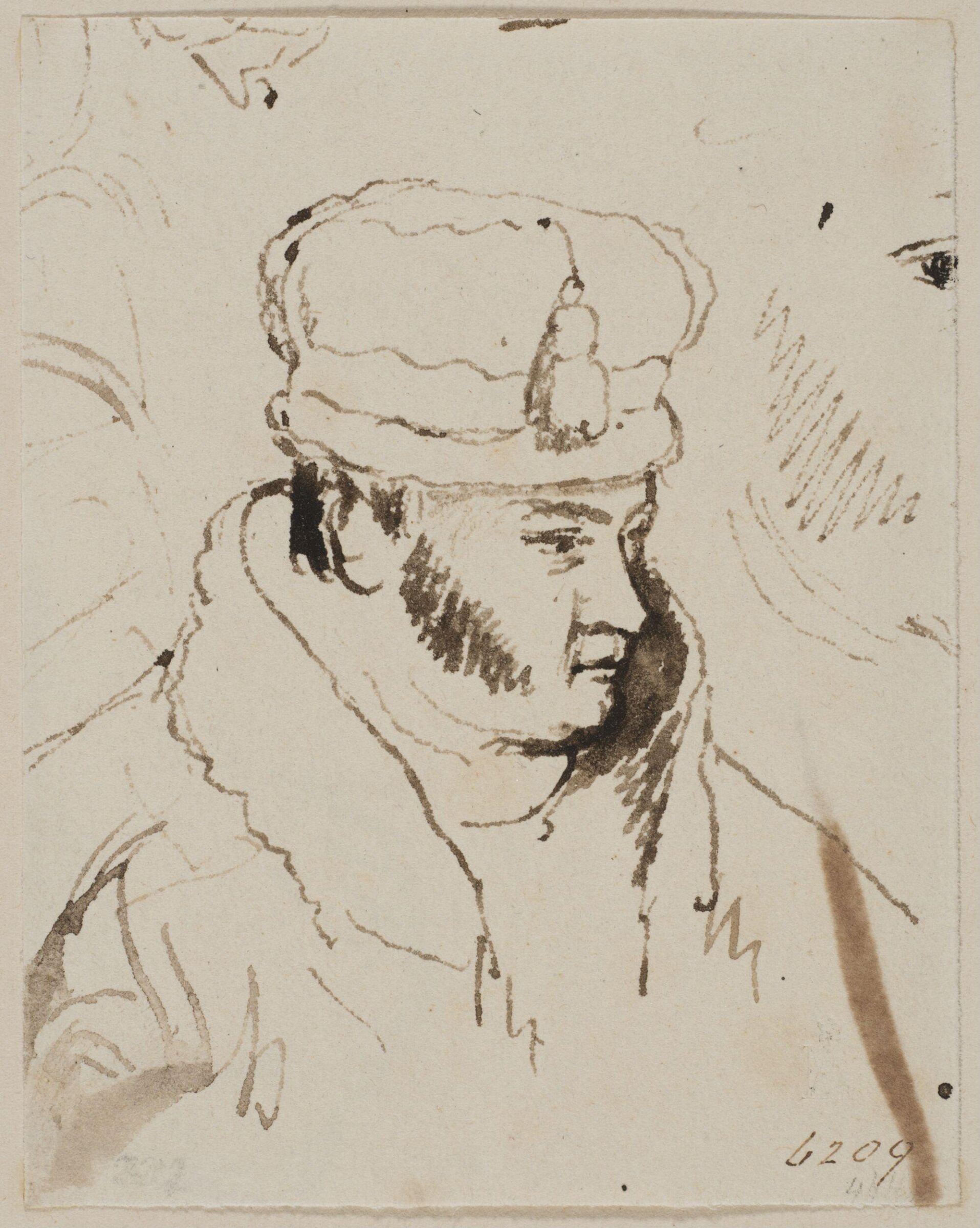 Sketch of a man, William Mulready, early 19th century