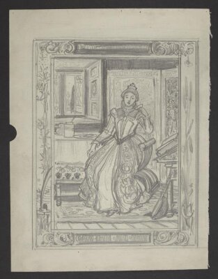 The Queen was in her chamber eating bread and honey.
