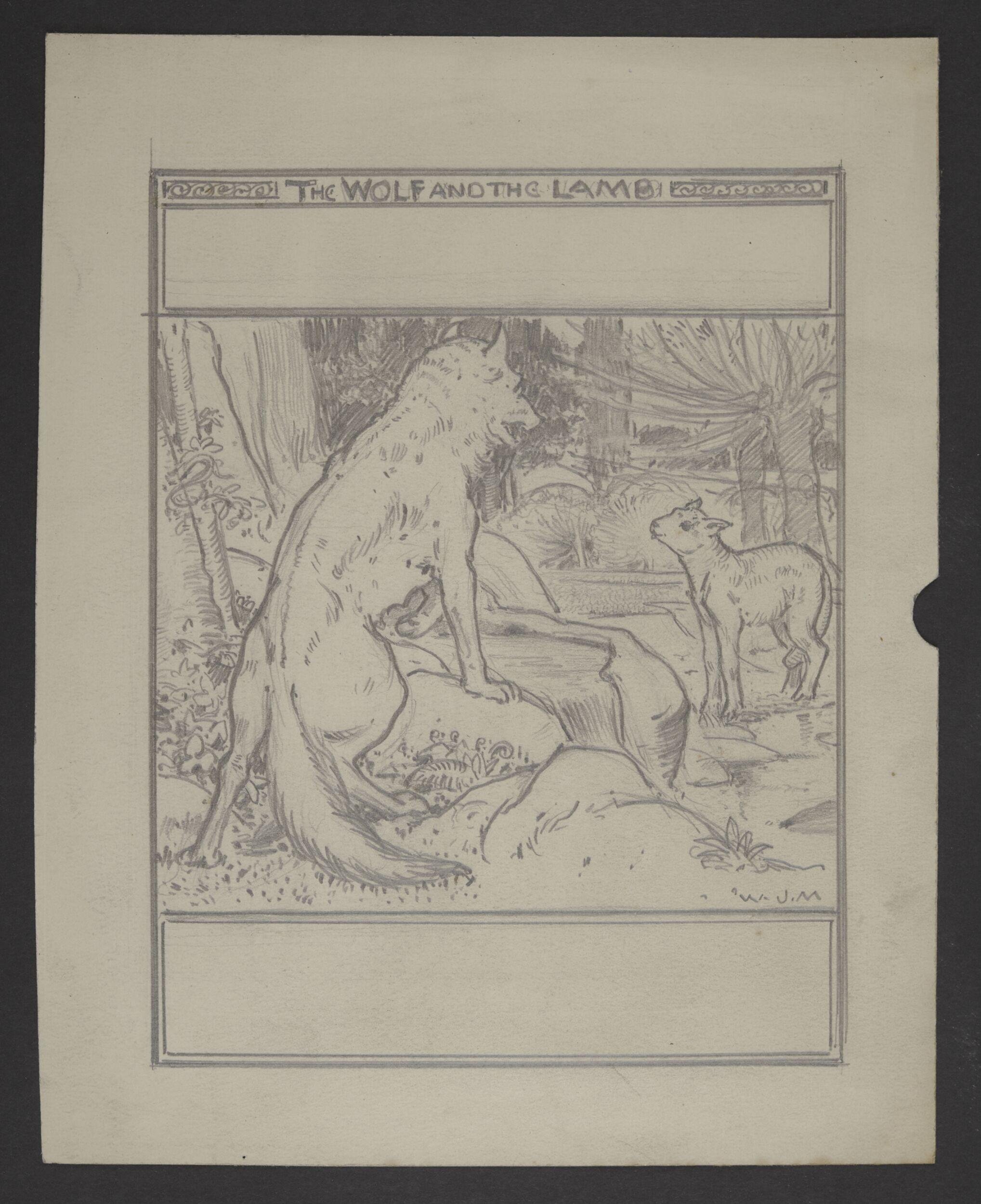 The wolf and the lamb.