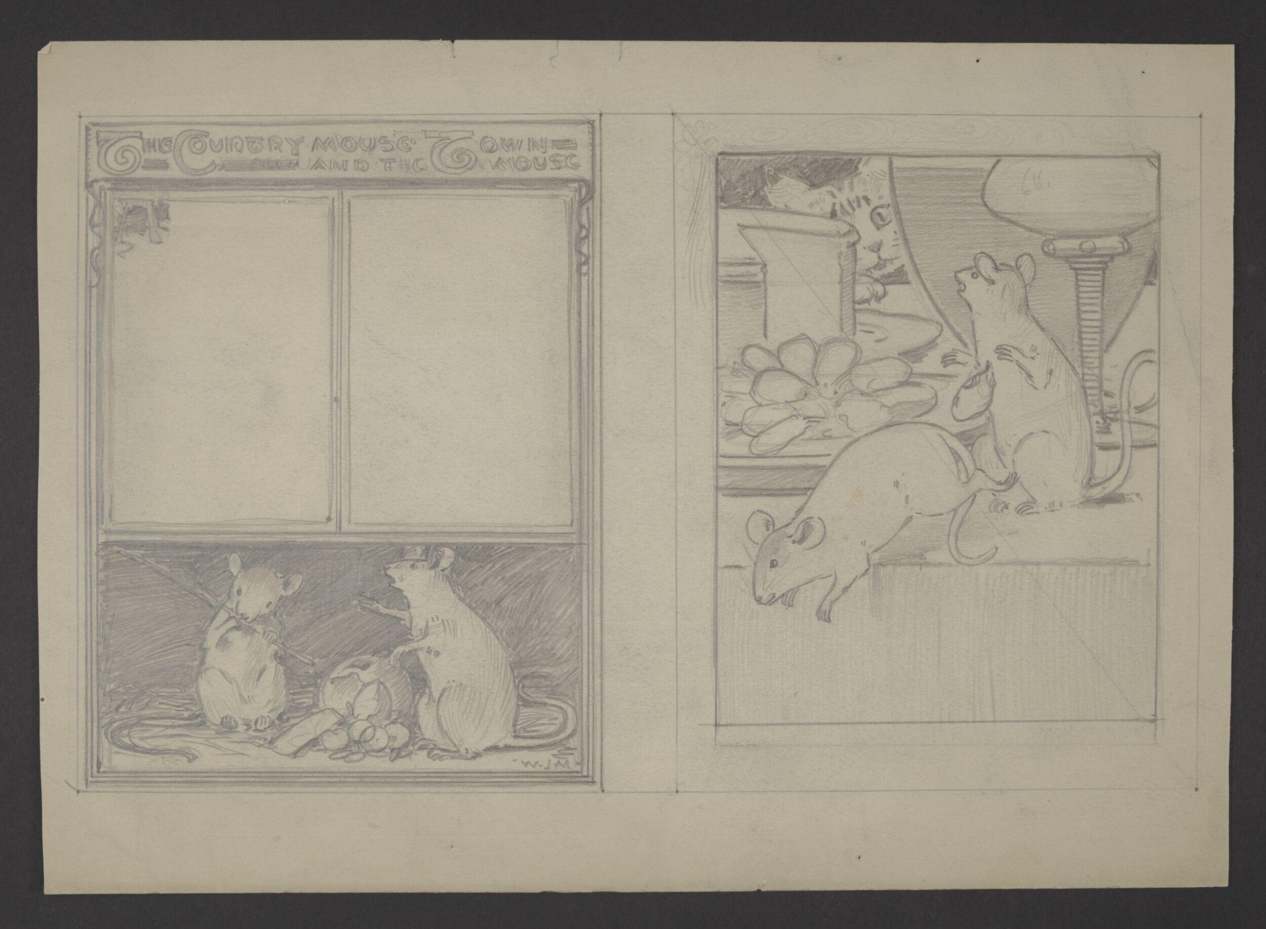 The town mouse and the country mouse.