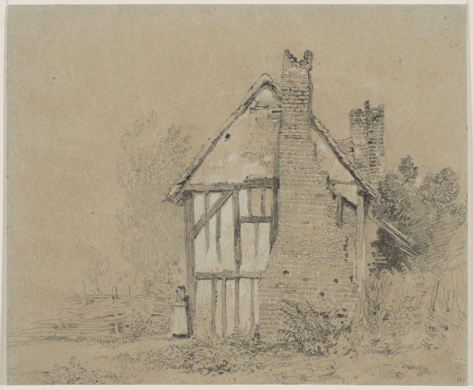 A Cottage, Mulready, ca. early 19th century