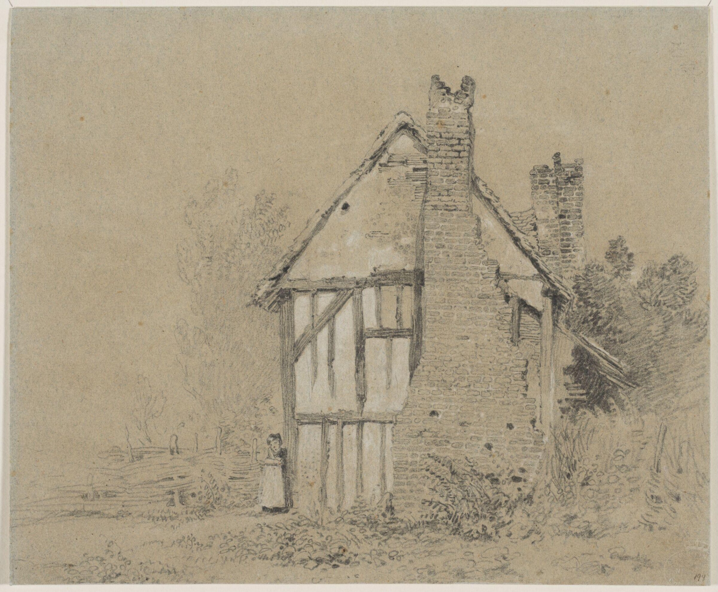 A Cottage, Mulready, ca. early 19th century