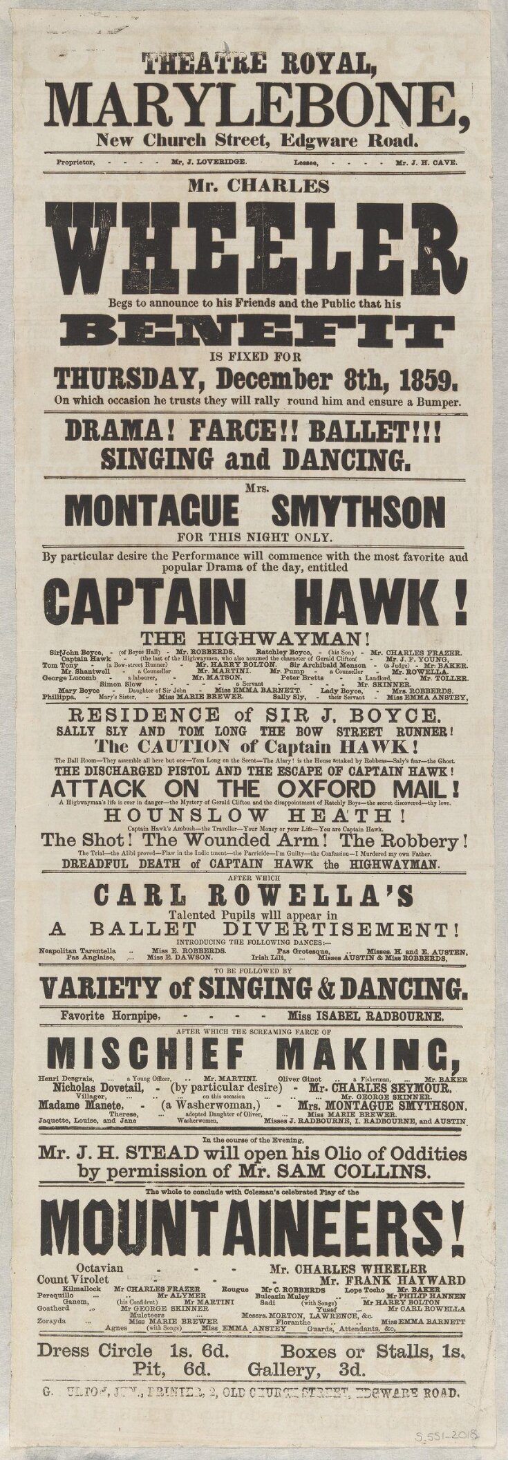 Captain Hawk! The Highwayman top image