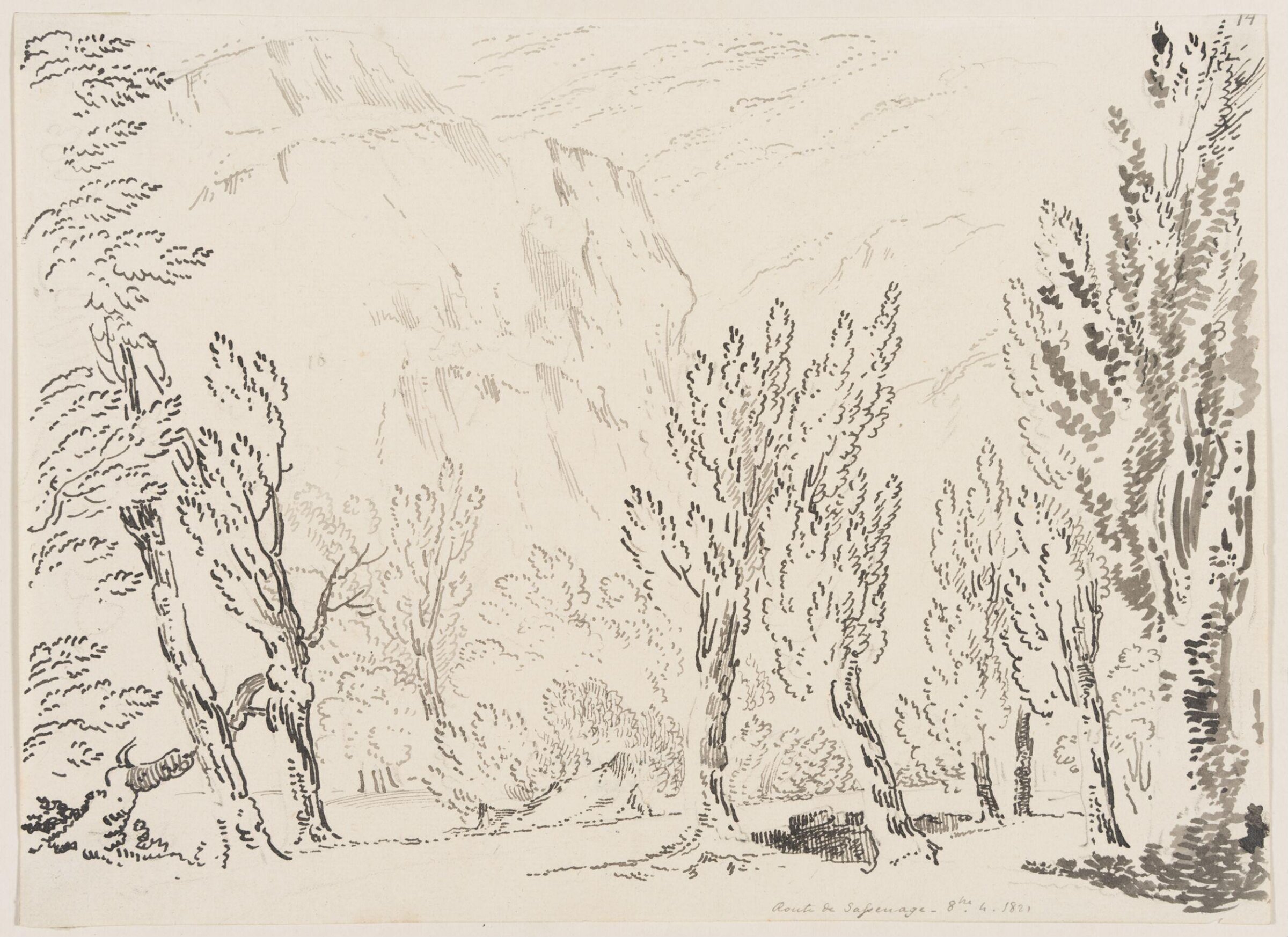 Drawing, Nattes, ca. 1765-1836