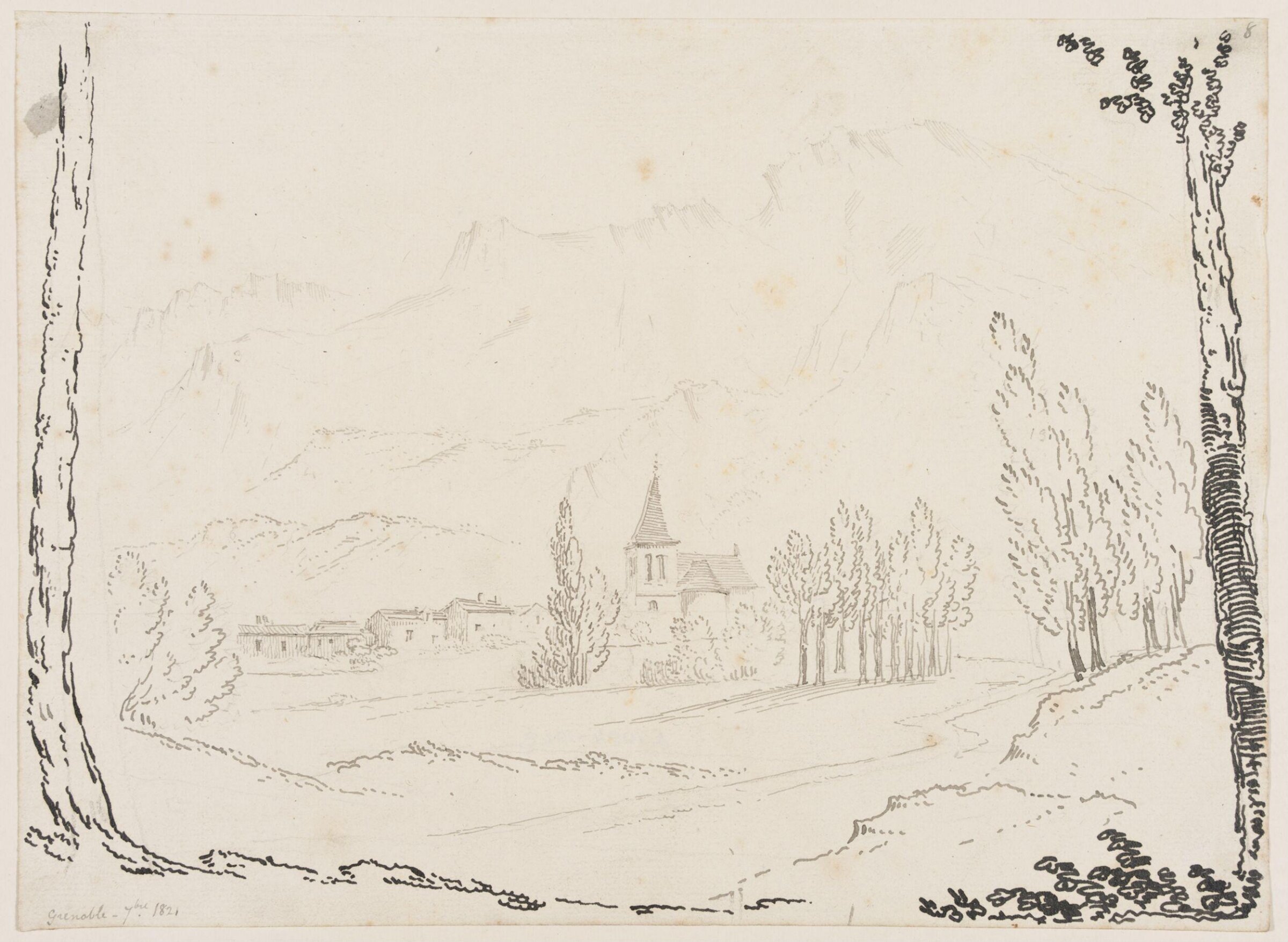 Drawing, Nattes, ca. 1765-1836