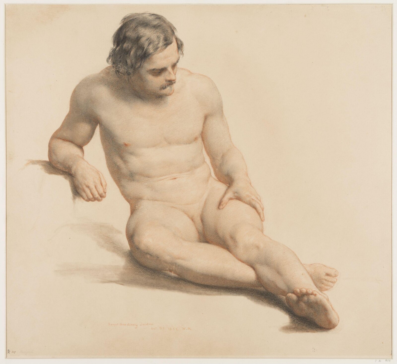 Academy Study, William Mulready, 1805-1862