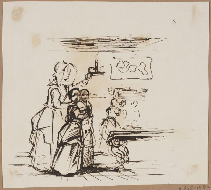 Album of loose drawings and sketches Louisa Anne, Marchioness of