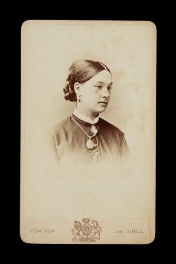 A portrait of a young woman