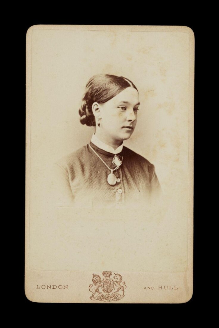 A portrait of a young woman image