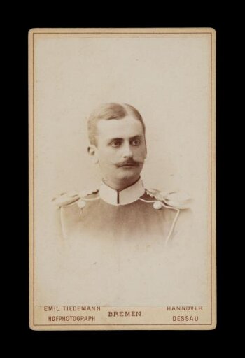 A portrait of a man in military uniform