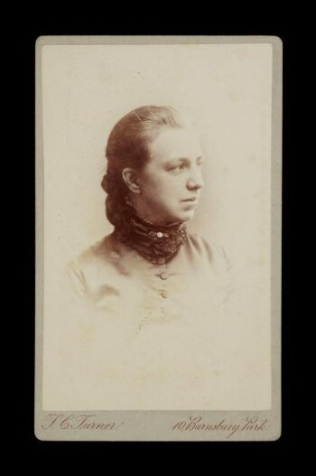 A portrait of a young woman