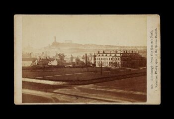 A photograph of 'Edinburgh, from the Queen's Park'