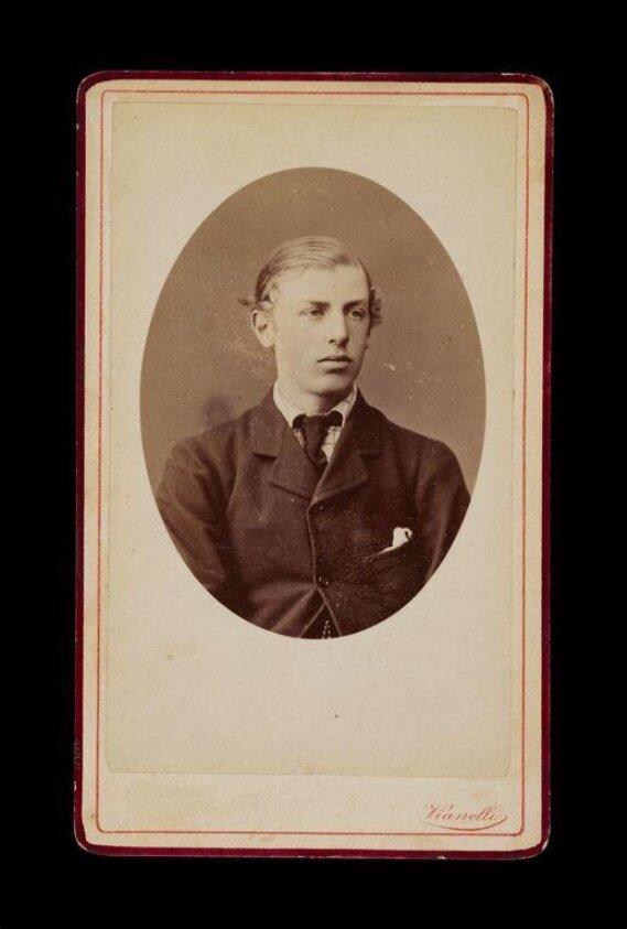 A portrait of a man (1860 - 1869) di Achille Vianelli