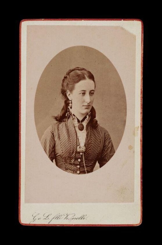 A portrait of a woman (1860 - 1869) by Achille Vianelli