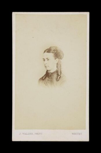 A portrait of a woman 'Fanny Chapman (Mrs J. Chapman)'