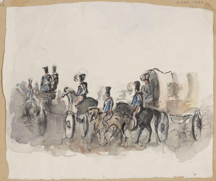 Album of loose drawings and sketches Louisa Anne, Marchioness of