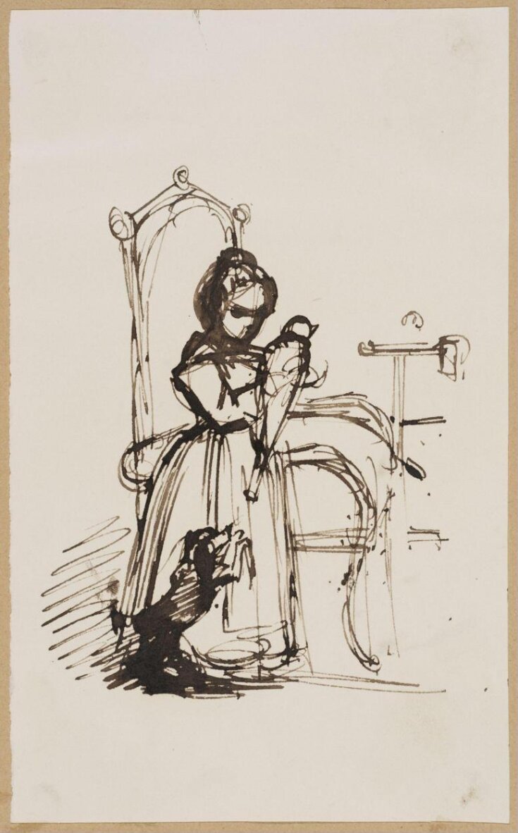 Album of loose drawings and sketches Louisa Anne, Marchioness of