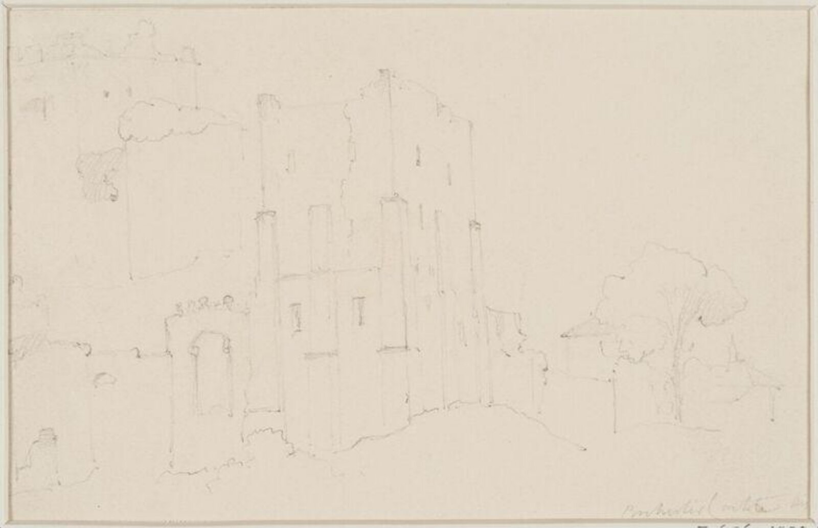 Drawing, James Stark, mid 19th century