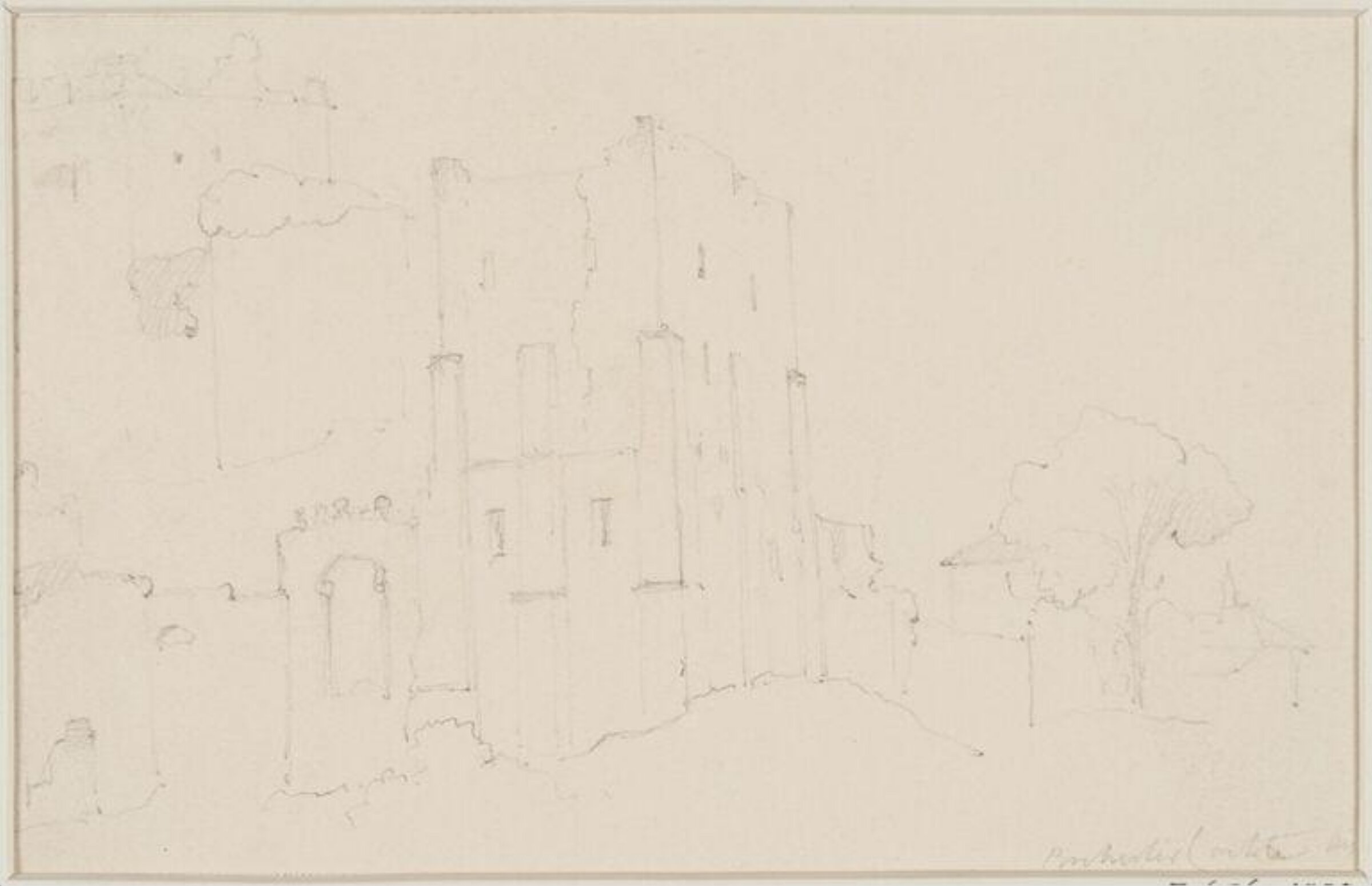 Drawing, James Stark, mid 19th century