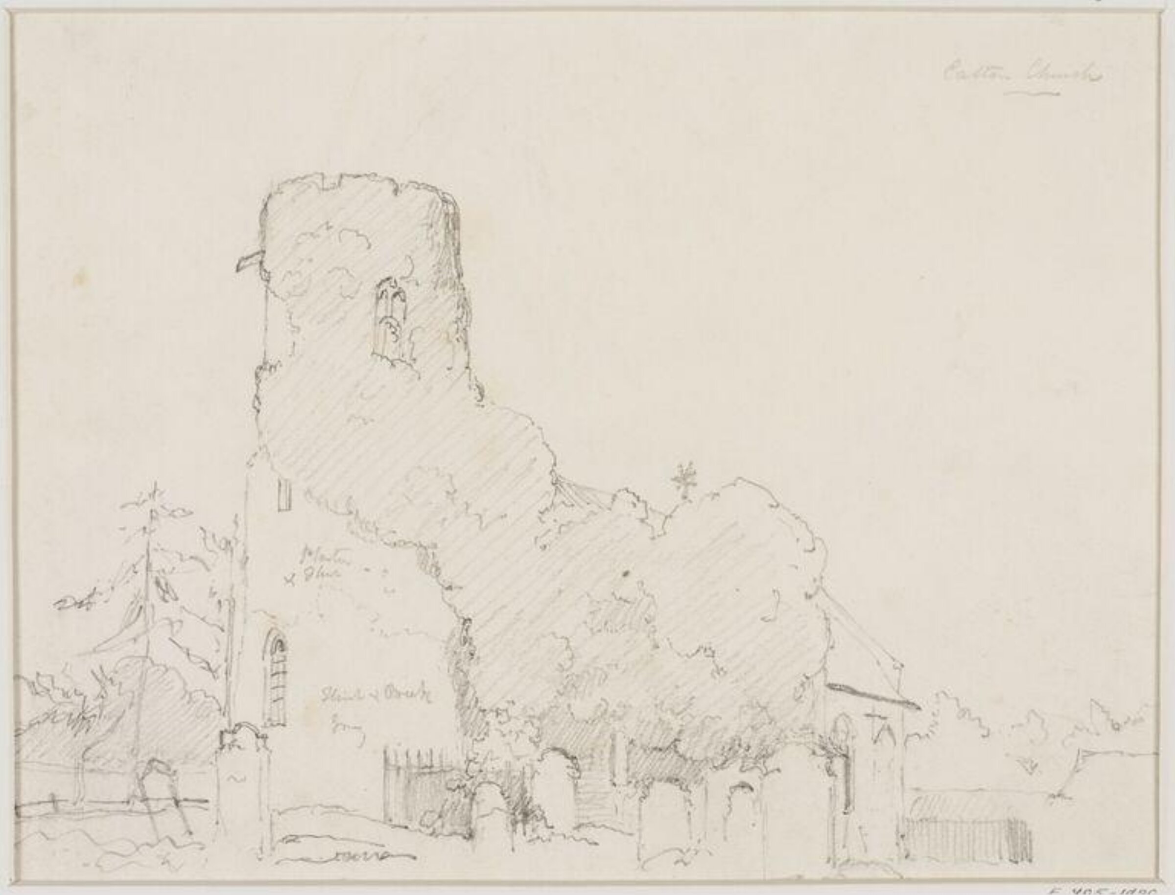 St Margarets Church, Old Catton, James Stark, mid 19th century