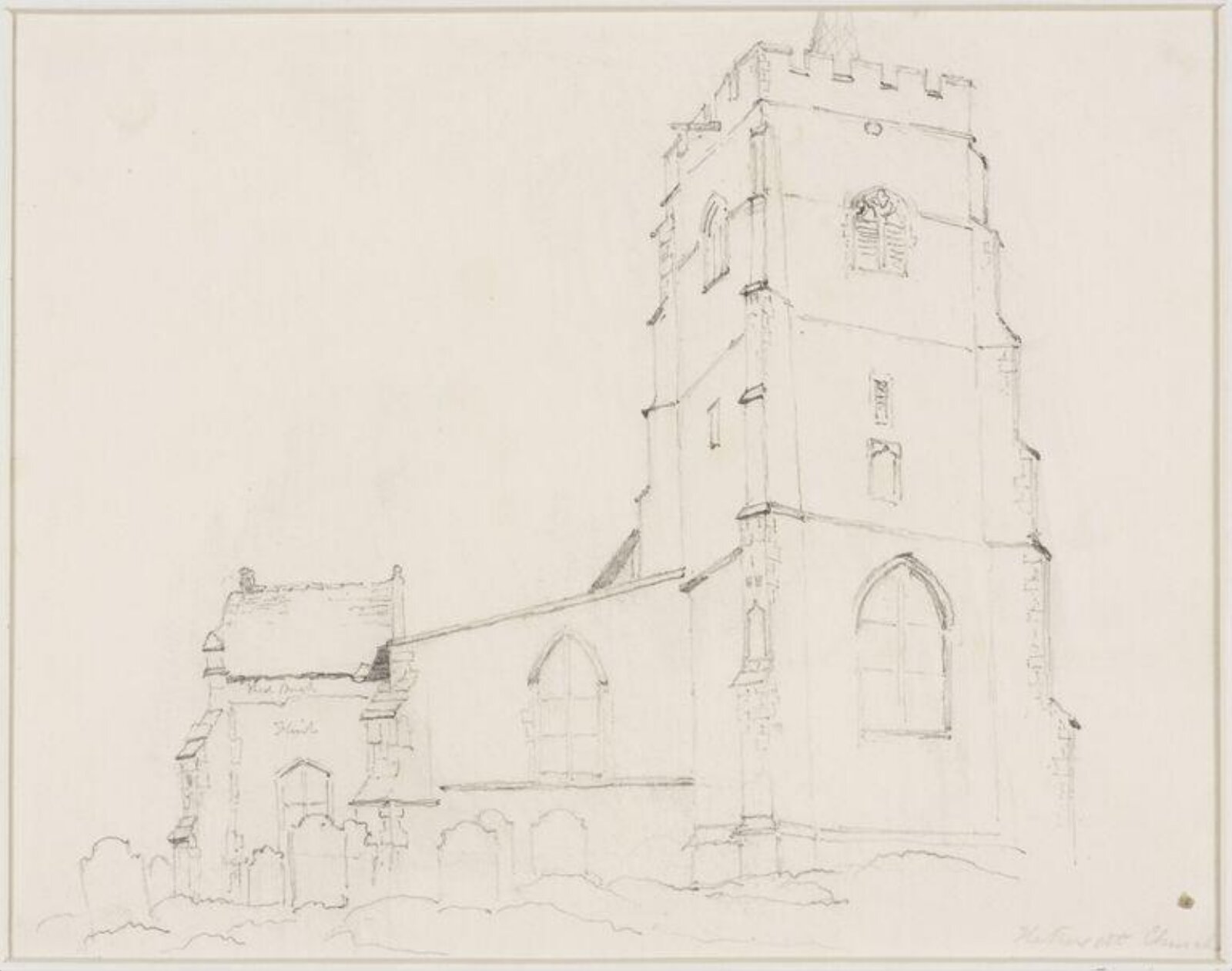 Drawing, James Stark, mid 19th century