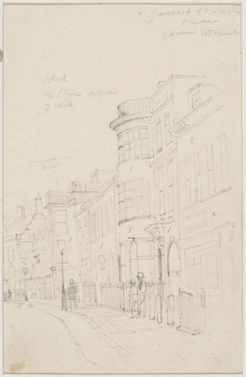 Drawing, James Stark, mid 19th century