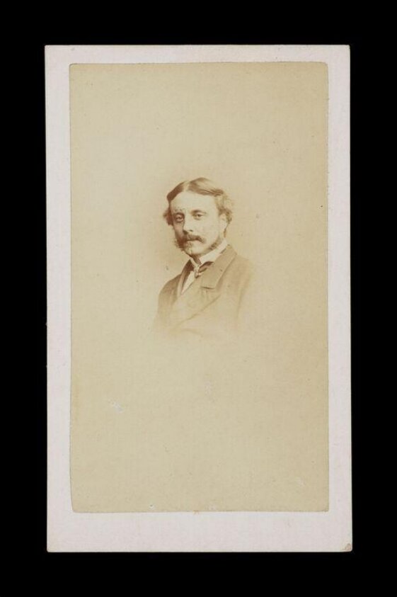 A portrait of  'Capt Warde RN' (1860-1869) by L.R. Werner