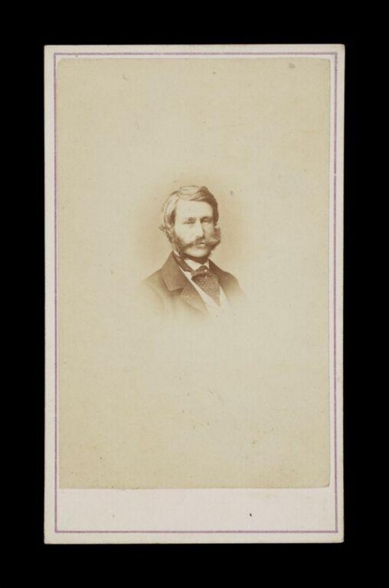 A portrait of a man (1860-1869) by L.R. Werner