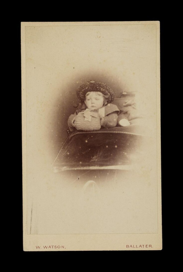 A portrait of a young child image