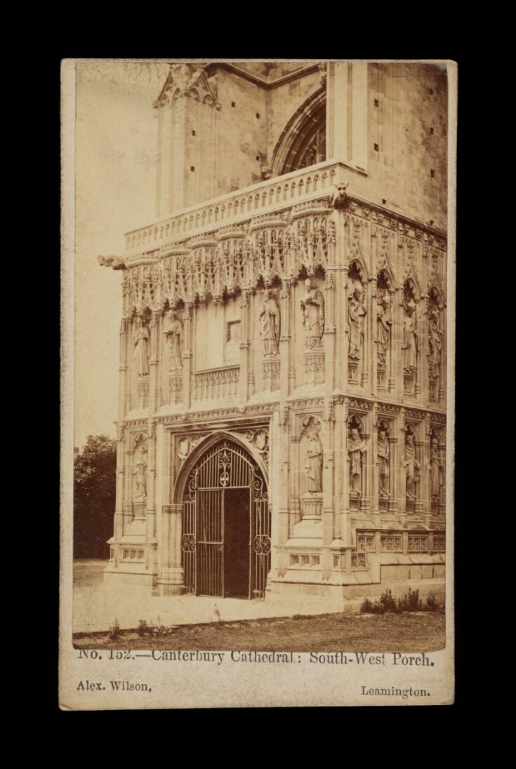 A photograph of 'Canterbury Cathedral: South-West Porch' image