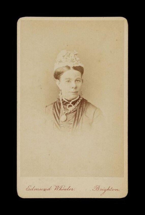 A portrait of 'Mrs Herbert Campbell' (1860-1869) by Steve Wheeler