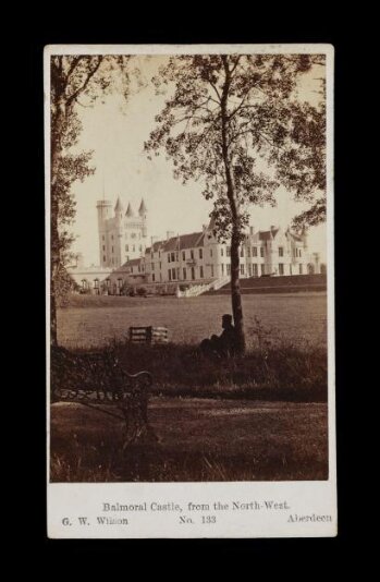 A photograph of 'Balmoral Castle, from the North-West'