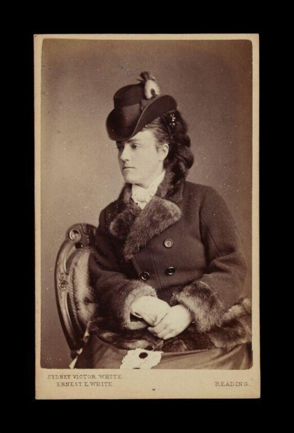 A portrait of 'Emilia Monek' (1 May 1872) by Prescott & White