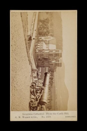 A photograph of 'Inverness Cathedral - From the Castle Hill.'