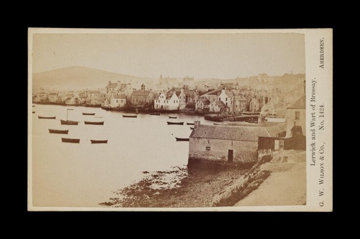 A photograph of 'Lerwick and Wart of Bressay' top image