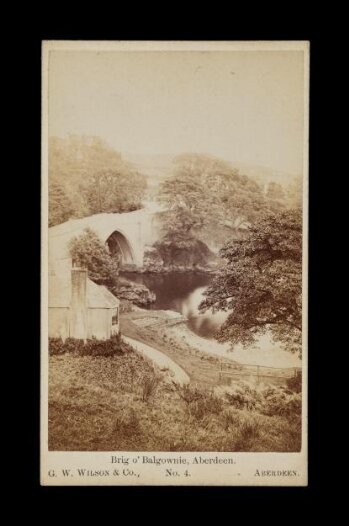 A photograph of 'Brig o' Balgownie, Aberdeen.'