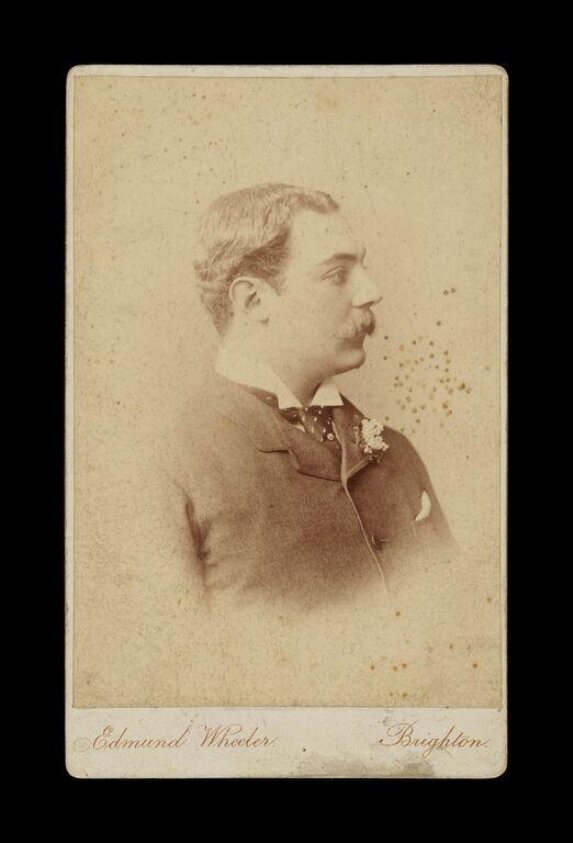 A portrait of 'George Mercer' (1860-1869) by Steve Wheeler