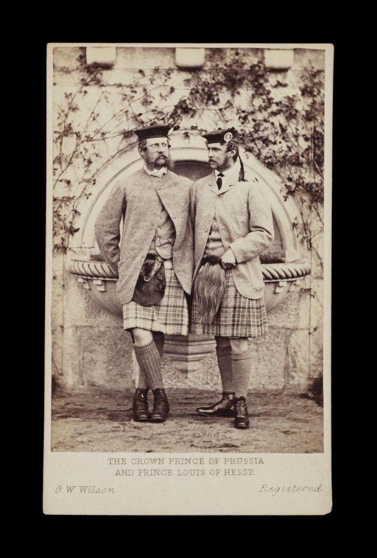 A photograph of 'The Crown Prince of Prussia and Prince Louis of Hesse' image